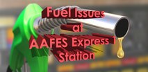 Gas pump with a drop of gasoline fuel.