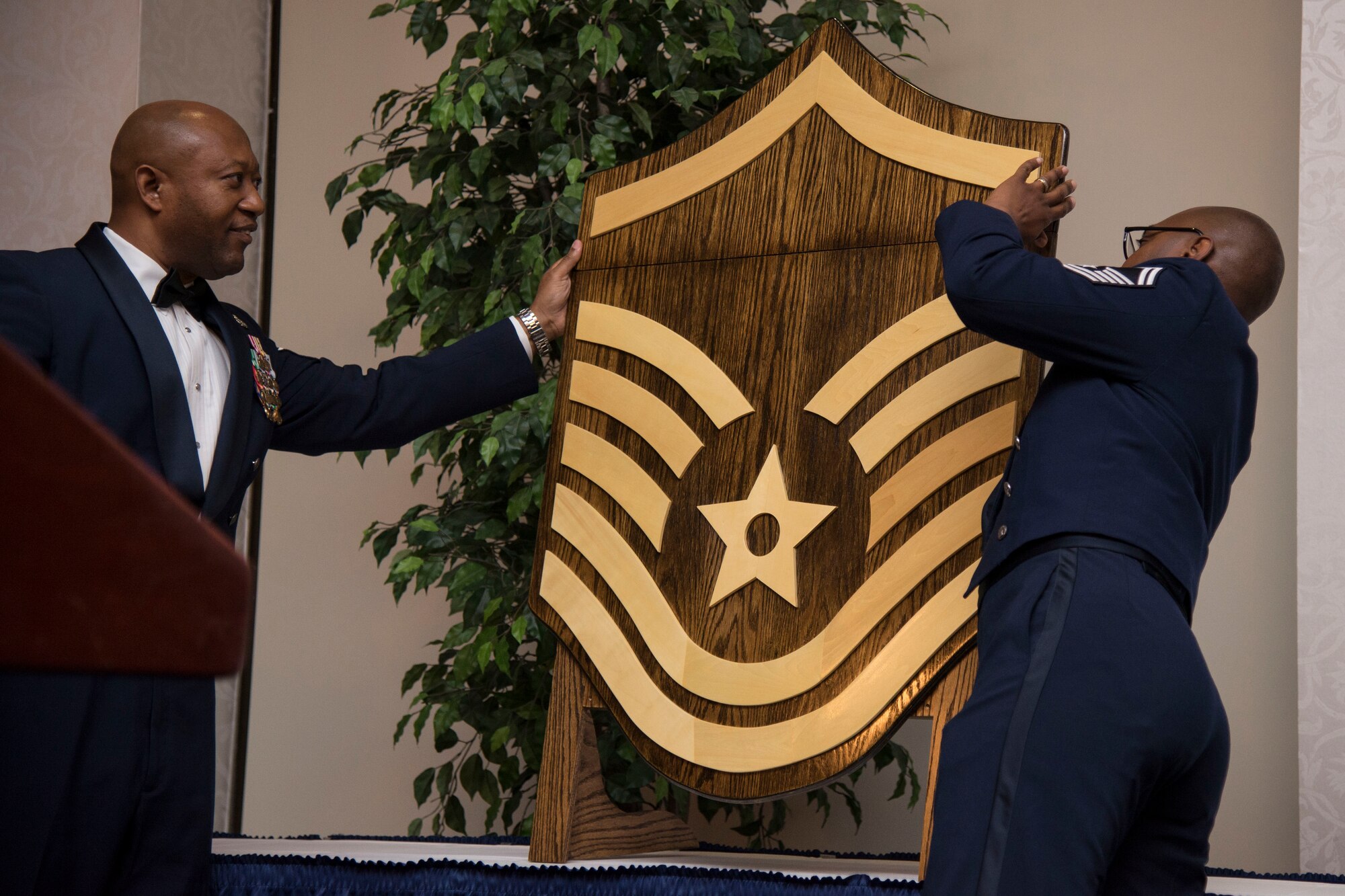 Members of the 375th Air Mobility Wing, along with family and friends joined in celebrating Scott AFB’s newest Senior NCOs on Aug. 26 at the Scott Event Center. The Senior NCO Induction Ceremony is a tradition within the Air Force that recognizes the achievement of reaching the rank of Master Sgt. For more photos, see www.scott.af.mil.