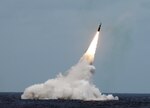 An unarmed Trident II D5 missile is launched from the Ohio-class ballistic-missile submarine USS Maryland (SSBN 738) during a missile test off the coast of Fla., Aug. 31, 2016. The test launch was part of the U.S. Navy Strategic Systems Programs (SSP) demonstration and shakedown operation (DASO) to validate the readiness and effectiveness of the USS Marylandâ€™s Blue Crew and weapon system. Strategic weapons tests, along with exercises and operations, demonstrate the readiness of the nation's nuclear triad, assuring America's allies and deterring potential adversaries. One of nine DoD unified combatant commands, USSTRATCOM has global strategic missions assigned through the Unified Command Plan, which include strategic deterrence; space operations; cyberspace operations; joint electronic warfare; global strike; missile defense; intelligence, surveillance and reconnaissance; combating weapons of mass destruction; and analysis and targeting. (U.S. Navy photo by John Kowalski)