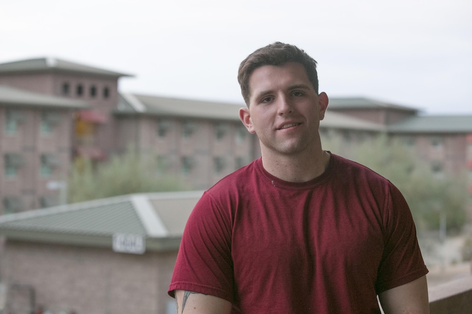 Lance Cpl. Russell Brown, squad leader, 2nd Battalion, 7th Marines, has been playing football sense he was young. Growing up, his family got together every game day to enjoy the game and eat a large meal as a family.