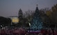 The National Christmas Tree remains unlit before the 2016 National Christmas Tree Lighting Ceremony in Washington, D.C., Dec. 1, 2016. The annual tree lighting tradition began in 1923 and has continued every year since. This year’s event included performances from a variety of artists, a storybook reading, and a speech by President Barack Obama. (U.S. Air Force photo by Senior Airman Jordyn Fetter)