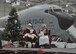 “Santa Claus” meets with children during the 22nd Air Refueling Wing Children’s Holiday Party Dec. 3, 2016, McConnell Air Force Base, Kans. Children were given the opportunity to meet with “Santa” in front of a KC-135 Stratotanker for pictures. (U.S. Air Force Photo by Senior Airman Preston Webb)