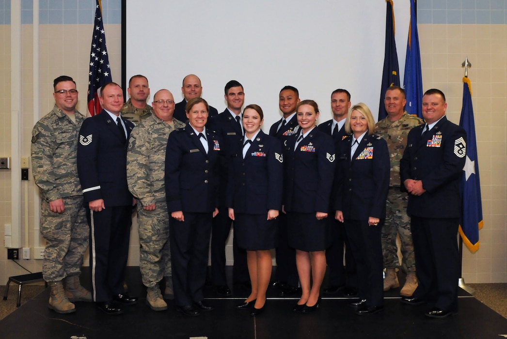 Thirty Utah Air National Guard members were awarded 31 degrees from the Community College of the Air Force during a graduation ceremony held at Roland R. Wright Air National Guard Base on Dec. 3, 2016. The degrees earned covered 18 different fields of study. (U.S. Air National Guard photo by Staff Sgt. Annie Edwards)