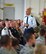 Col. Shawn Ford, commander 132d Wing, addresses members of the 132d Wing during a commander's call on November 5, 2016, at the Des Moines Airbase, Iowa. Ford congratulated the members on achieving a successful year and shared his vision for the future. (U.S. Air National Guard photo by Staff Sgt. Michael J. Kelly)