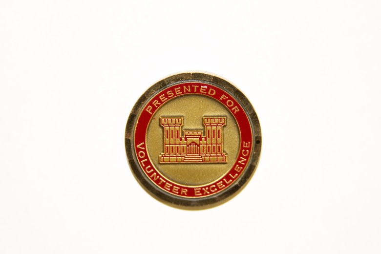 U.S. Army Corps of Engineers, Kansas City District Volunteer Excellence coin 