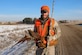 Maj. Travis Lytton, an operations officer assigned to the 28th Aircraft Maintenance Squadron at Ellsworth Air Force Base, S.D., proudly displays a rooster pheasant he bagged on private farmland near Onida, S.D., Nov. 19, 2016. Lytton helps coordinate two pheasant hunts offered to Airmen by two landowners as a way of thanking them for their service. (Courtesy photo provided by 1st Lt. Jamie Seals)