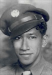A Hawaii National Guard soldier from the 298th Infantry, Cpl. David M. Akui, captured the first Japanese prisoner of war by American military forces during World War II on Dec. 8, 1941. While on beach patrol that morning, Akui apprehended Ensign Kazuo Sakamaki, a commander of one of the “midget submarines” intended as part of the invasion. Sakamaki went on to become president of Toyota in Brazil.

