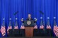 President Barack Obama addresses members during his final visit as commander in chief at MacDill Air Force Base, Fla. Dec. 6, 2016. The president thanked the men and women for their service and spoke on counter terrorism measures, national security and highlighted accomplishments of the U.S. military. (U.S. Air Force photo/Tech. Sgt. Dana Flamer)