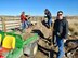 (From left to right) Senior Master Sgt. Ruth Altman-Burnett, Staff Sgt. Gomez, Alba Palacio, Carri Boswell and Staff Sgt. Nikolaus Rouse spread fresh dirt on an out door riding coral at the Pikes Peak Therapeutic Riding Center, Nov. 30. The HQ RIO Detachment 3 staff spent the afternoon performing a variety of maintenance and housekeeping projects for the local non-profit.