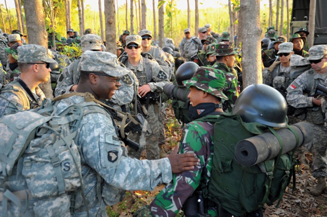 Pacific Pathways 2014, pictured above, represented a prime opportunity for SOF and CF forces to gain experiences training both together and with partner forces.