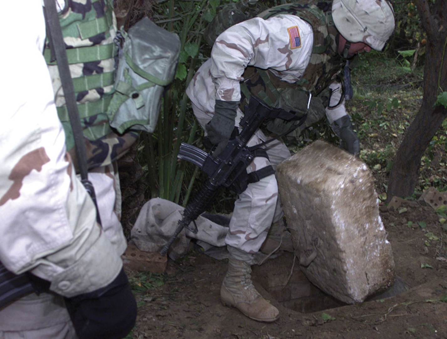 The SOTF leader calmly replaced the cover on the hole and replied, ‘President Bush sends his regards.