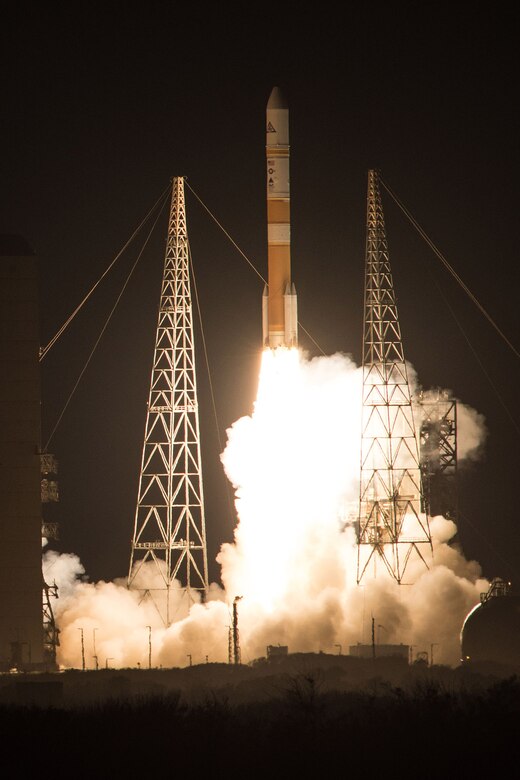 The 45th Space Wing supported United Launch Alliance’s successful launch of the WGS-8 spacecraft aboard a ULA Delta IV rocket from Space Launch Complex 37 here December 7 at 6:53 p.m. ET.