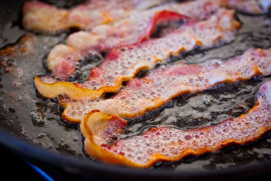Oils and grease should never be disposed of down the drain for any reason.  This includes fuels, motor oil, lubricating oil, hydraulic oil, cooking oil, or animal derived fats (such as bacon grease) that may be used at home or on Base.  These materials can cause backups in the pipe systems within your home, at the wastewater treatment plant, or anywhere in between.  Pipe backups lead to sewer capacity reduction, increased maintenance costs, shortened infrastructure lifespan, treatment plant upsets, facility closures, harm to fish and plans, odors, and human health hazards.