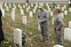 The Society of Air Force Nurses gathered a group of active duty and retired nurses from around the area and headed to Arlington National Cemetery to lay wreaths on the tombstones of the nurses buried there. December 8, 2016. 