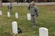 The Society of Air Force Nurses gathered a group of active duty and retired nurses from around the area and headed to Arlington National Cemetery to lay wreaths on the tombstones of the nurses buried there. December 8, 2016. 