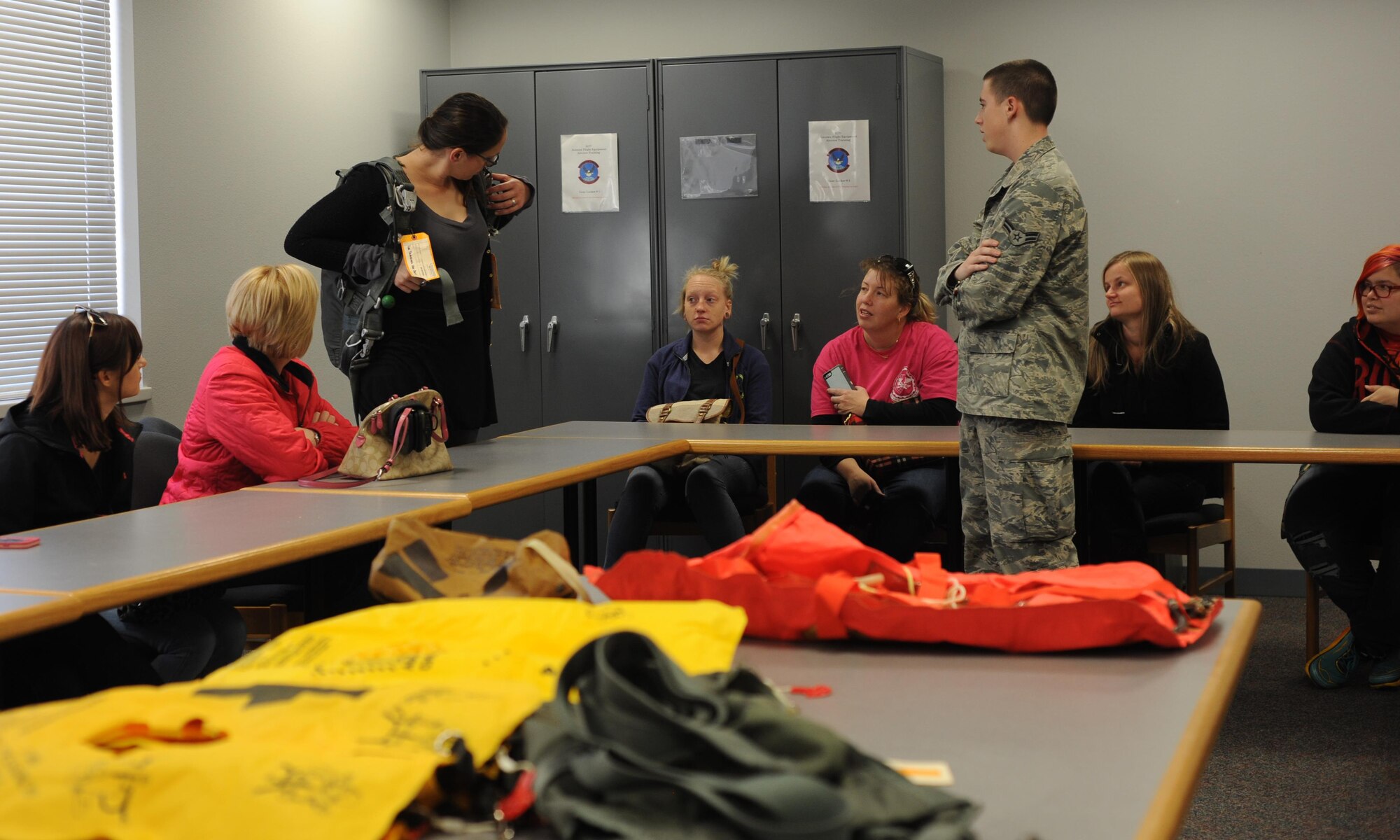 Dyess spouse s wear combat boots for a day Dyess Air Force Base