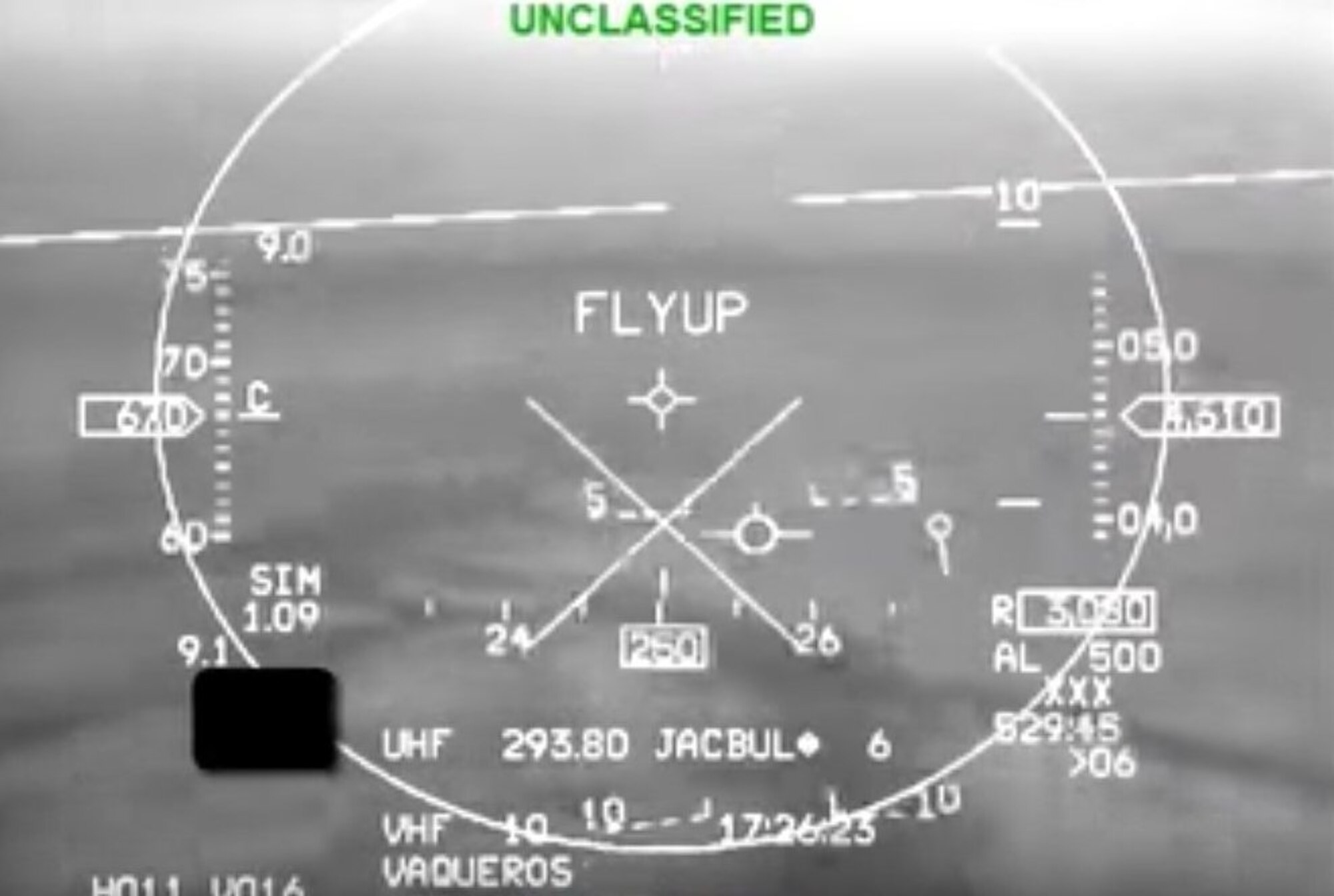 Declassified video footage from the head-up-display of a U.S. Air Force Arizona Air National Guard F-16 records the moment when the aircraftâs Automatic Ground Collision Avoidance System took control and saved the F-16 and its unconscious pilot from a ground crash in May 2016. The system engaged after the student pilot suffered G-induced loss of consciousness (G-LOC) and the aircraft started an uncontrolled steep descent from 17,000 feet while in full afterburner. (U.S. Air Force photo)