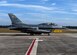 A U.S. Air Force F-16 Fighting Falcon from the 20th Fighter Wing, Shaw Air Force Base, S.C., taxies down the flightline at Tyndall Air Force Base, Fla., Dec.8, 2016. Several Fighting Falcons from Shaw came to Tyndall in support of aerial exercises Checkered Flag 17-1/ Combat Archer 17-3 that runs Dec. 5-16. (U.S. Air Force photo by Airman 1st Class Isaiah J. Soliz/Released) 