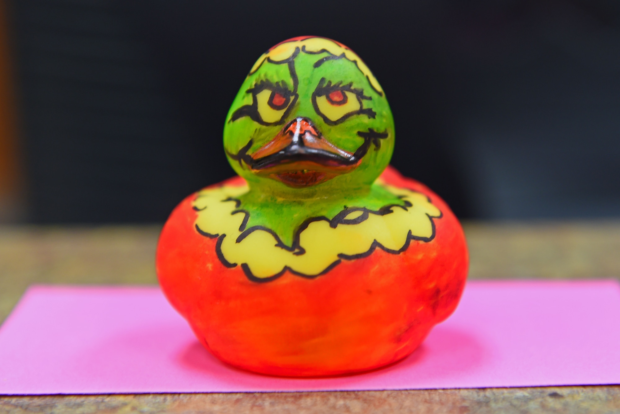 Adults and children decorated rubber ducks for display as part of the Duck the Halls competition from Nov. 28 to Dec. 9, at the Joint Base Elmendorf-Richardson Library. Artists of all ages and experience were given the opportunity to bring their favorite book characters to life. Voting on the top three ducks will begin on Dec. 12. 