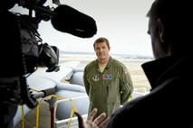 Reporters from 3 local Birmingham, Alabama television stations flew on a air refueling mission as part of a media incentive flight hosted by the 117th Air Refueling Wing, Birmingham, Alabama December 7, 2016 . (U.S. Air National Guard photo by: Senior Master Sgt. Ken Johnson)