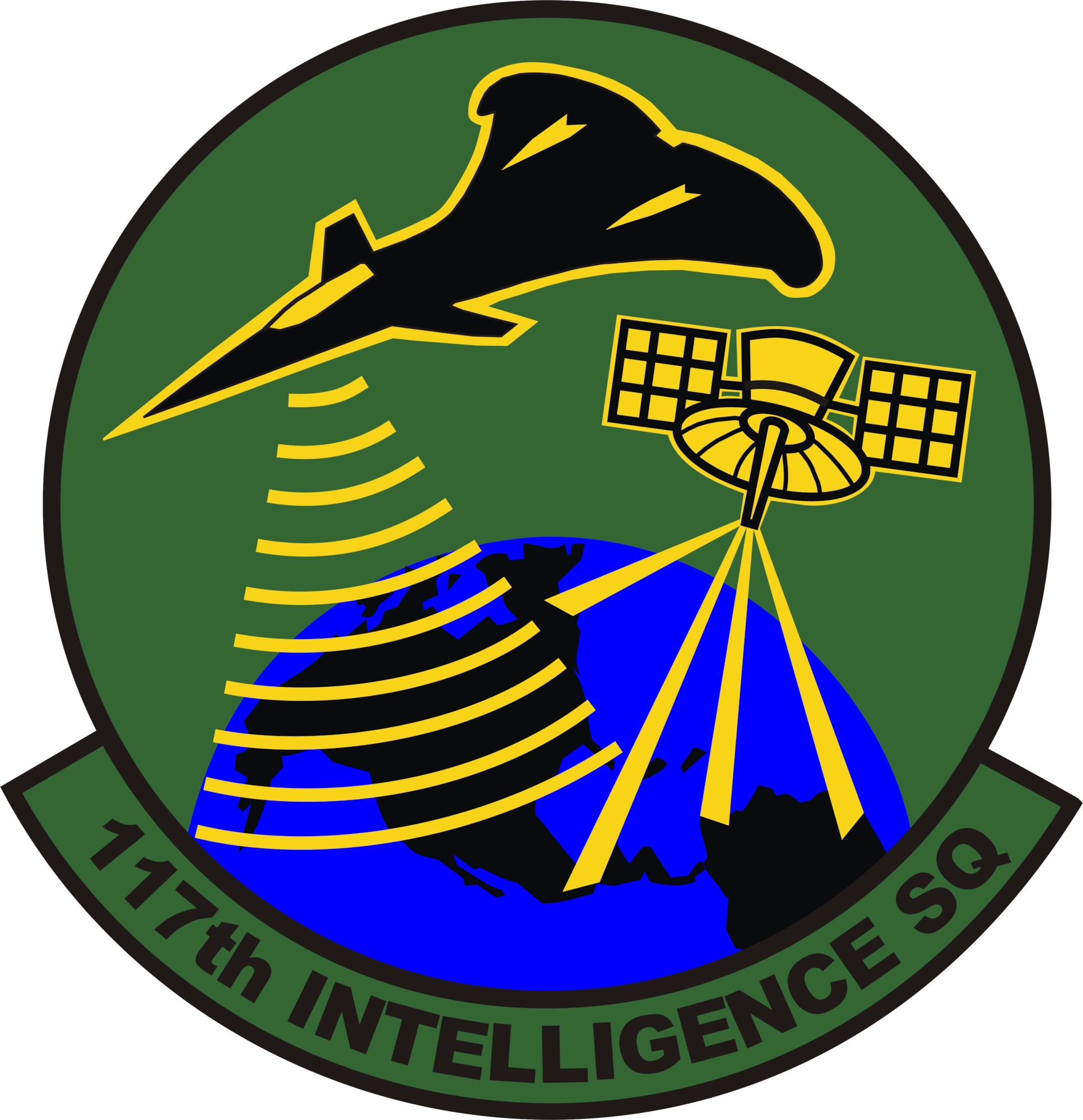 117th Intelligence Squadron patch.