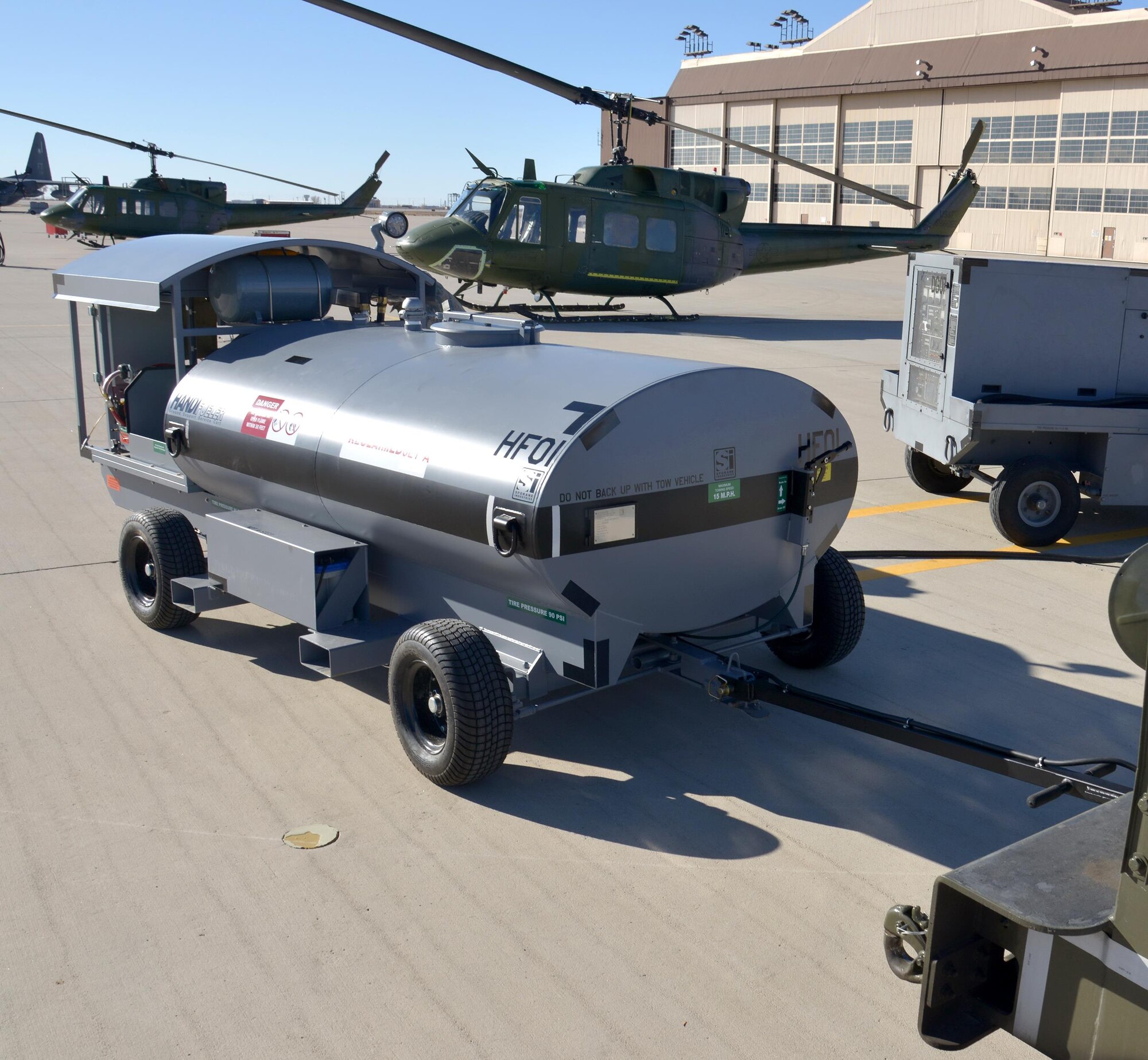 The 58th Maintenance Squadron recently acquired the HandiFueler, a refueling tanker to help improve the Aerospace Ground Equipment Flight’s aircraft support mission, saving the government both time and money.
