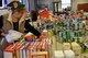 Stella Bailey, Operation True Giving committee member, organizes canned food during an Operation True Giving food and gift drive at the Palmetto Chapel on Shaw Air Force Base, S.C., Dec. 9, 2016. For the last 32 years, Operation True Giving, a non-profit organization, has assisted less fortunate families in the Shaw and local community by providing gifts and holiday meals. (U.S. Air Force photo by Airman 1st Class Christopher Maldonado)