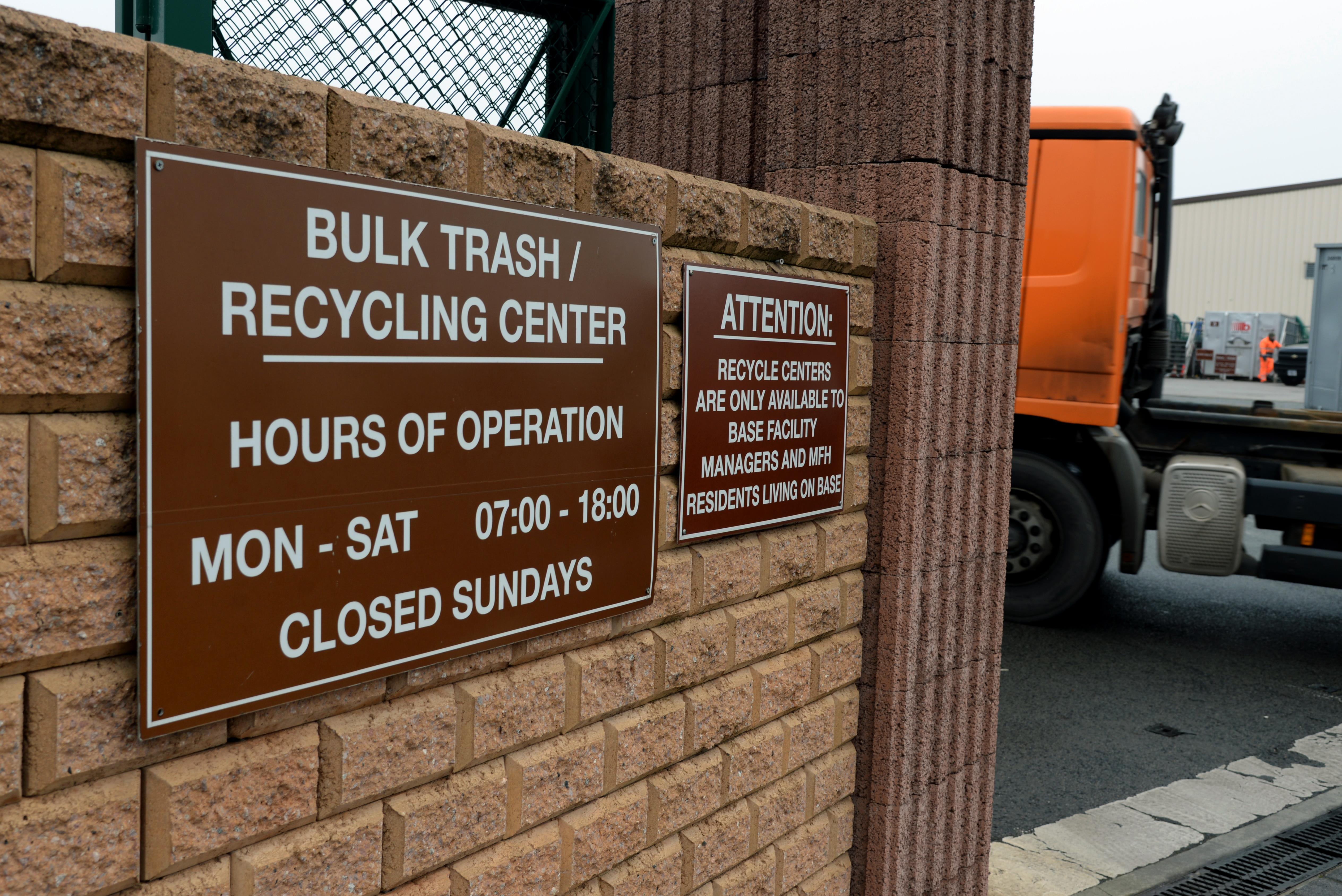 Recycle center on Ramstein closed during move > Ramstein Air Base