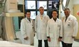 From Right to Left: Dr. Rafael Rodriguez Mercado, Dr. Charles Olivera, Dr. Cosme Villaman, and Dr. Caleb Feliciano, Endovascular Neurosurgery Team University of Puerto Rico School of Medicine and Puerto Rico Medical Center.