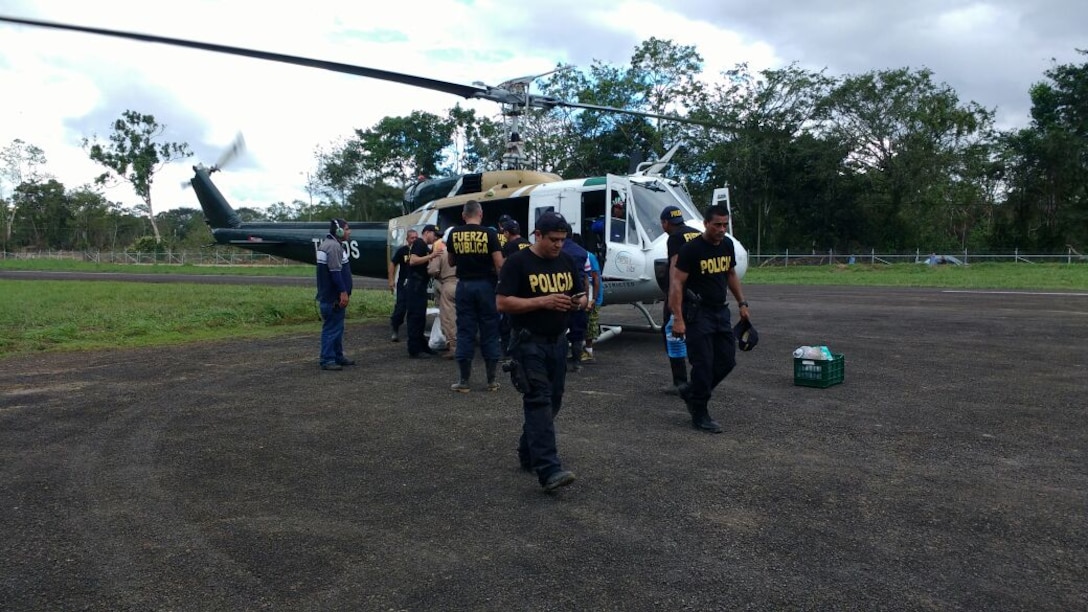 Costa Rican police teamed with Joint Task Force Bravo personnel from Soto Cano Air Base, Honduras to identify damaged areas of Costa Rica in the aftermath of Hurricane Otto that hit Costa Rica Nov. 26. Subject matter experts from JTF-Bravo’s Engineers and Civil Affairs assessed rebuilding requirements and humanitarian assistance projects in the wake of the storm.  
