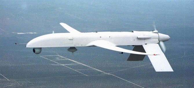The GNAT 750 was the first long-endurance remotely piloted aircraft. After it was purchased by the Air Force, it would evolve into the RQ-1 Predator during the 1990s to fly its first missions over the Balkans during the Kosovo conflict. (Courtesy Photo)