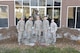 Airman leadership school class 17-2 nominees for the Chief Master Sgt. Paul H. Lankford Enlisted PME Center's leadership award take a group photo with Chief Master Sgt. Edward Walden, commandant, outside his office Dec. 15, 2016 at the I.G. Brown Training and Education Center in Louisville, Tenn. The Lankford Center will announce the selected award winner at their graduation banquet Friday evening. (U.S. Air Force photo by Master Sgt. Jerry Harlan)