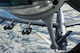 A KC-135 Stratotanker prepares to refuel a B-52 Stratofortress in midair over the United States Oct. 30, 2016, as part of Exercise Global Thunder. Once considered innovative, aerial refueling has now become a standard practice for global operations. Air Force Global Strike Command continues a legacy of innovation established by its pioneering predecessor: Strategic Air Command. (U.S. Air Force photo/Tech. Sgt. Travis Edwards)