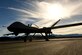 An MQ-9 Reaper sits on the flightline at Creech Air Force Base, Nev., Nov. 22, 2016. The Reaper is an evolution of the MQ-1 Predator and can carry four AGM-114 Hellfire missiles and two 500-pound bombs while being able to fly for 18-24 hour missions. (U.S. Air Force photo/Senior Airman Christian Clausen)