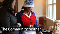 Growing up, Lavonne Robinson (right), a civilian Marine Corps logistician, looked up to her mother who always helped others in the community. Today, Robinson volunteers regularly at work, church and in her local community, building morale and helping others in need. (U.S. Marine Corps photo by Monique Randolph)