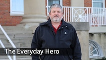 Doug Simpson, an engineer technician at MCSC, is recognized by others as a person who “pays it forward.” He recently went above and beyond to help a homeless stranger while driving in to work aboard Marine Corps Base Quantico, Virginia. (U.S. Marine Corps photo by Ashley Calingo)