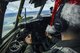 Capt. Jody Robertson, 36th Airlift Squadron flight commander, pilots a C-130H Hercules during Operation Christmas Drop over the Pacific islands Dec. 11, 2016. Every December, C-130H Hercules aircrews from Yokota head to Andersen Air Force Base to execute low-cost, low-altitude humanitarian airdrops to islanders throughout the Commonwealth of the Northern Marianas, Federated States of Micronesia and Republic of Palau. (U.S. Air Force photo by Senior Airman Elizabeth Baker)