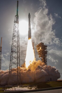 The U.S. Air Force’s 45th Space Wing supported United Launch Alliance’s successful launch of the EchoStar XIX spacecraft aboard an Atlas V rocket from Launch Complex 41 here Dec. 18 at 2:13 p.m. ET. (Courtesy photo by ULA).