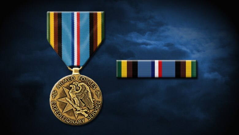 Armed Forces Expeditionary Medal Air Force S Personnel Center Display