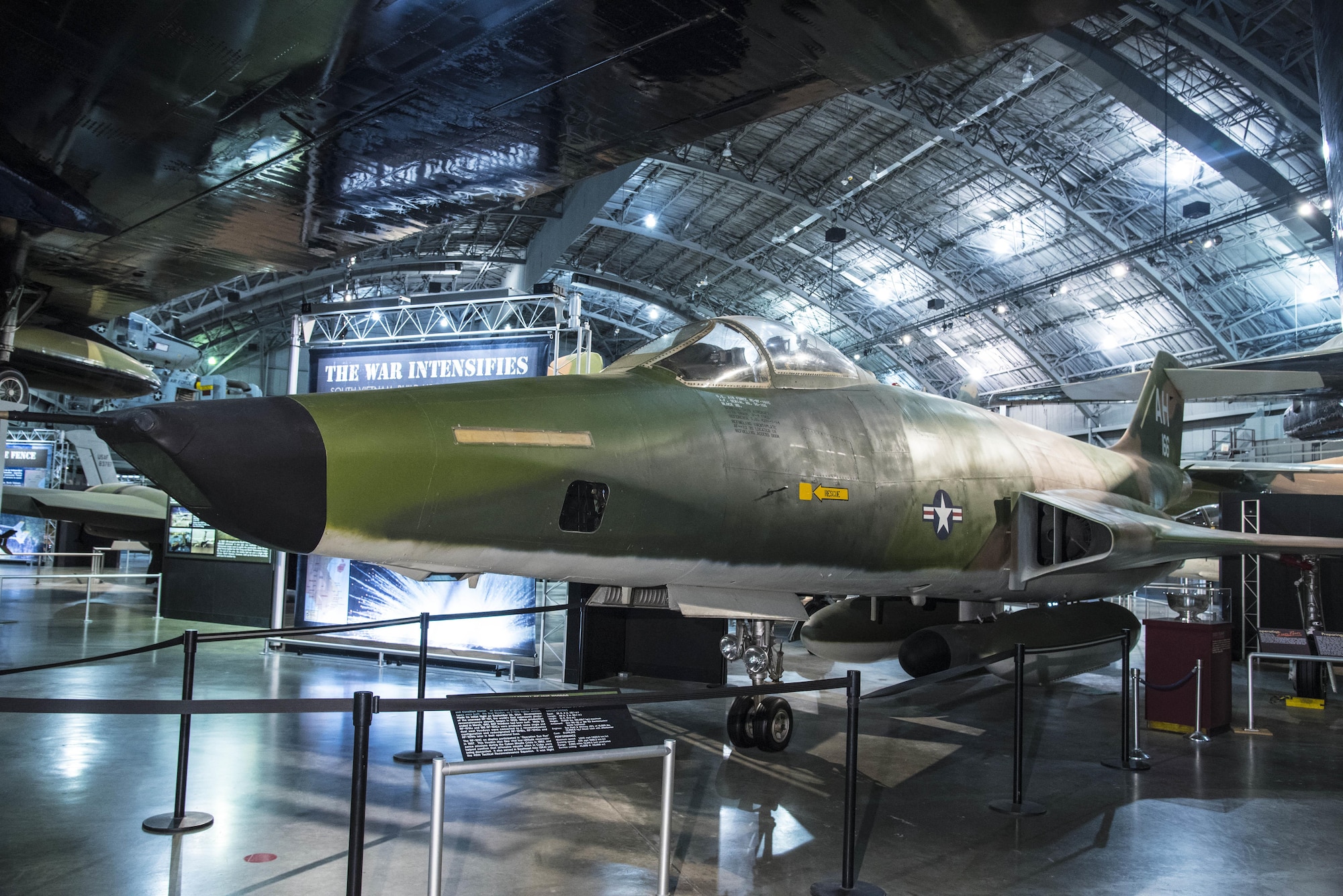 DAYTON, Ohio -- McDonnell RF-101C Voodoo in the Southeast Asia War Gallery at the National Museum of the United States Air Force. (U.S. Air Force photo) 