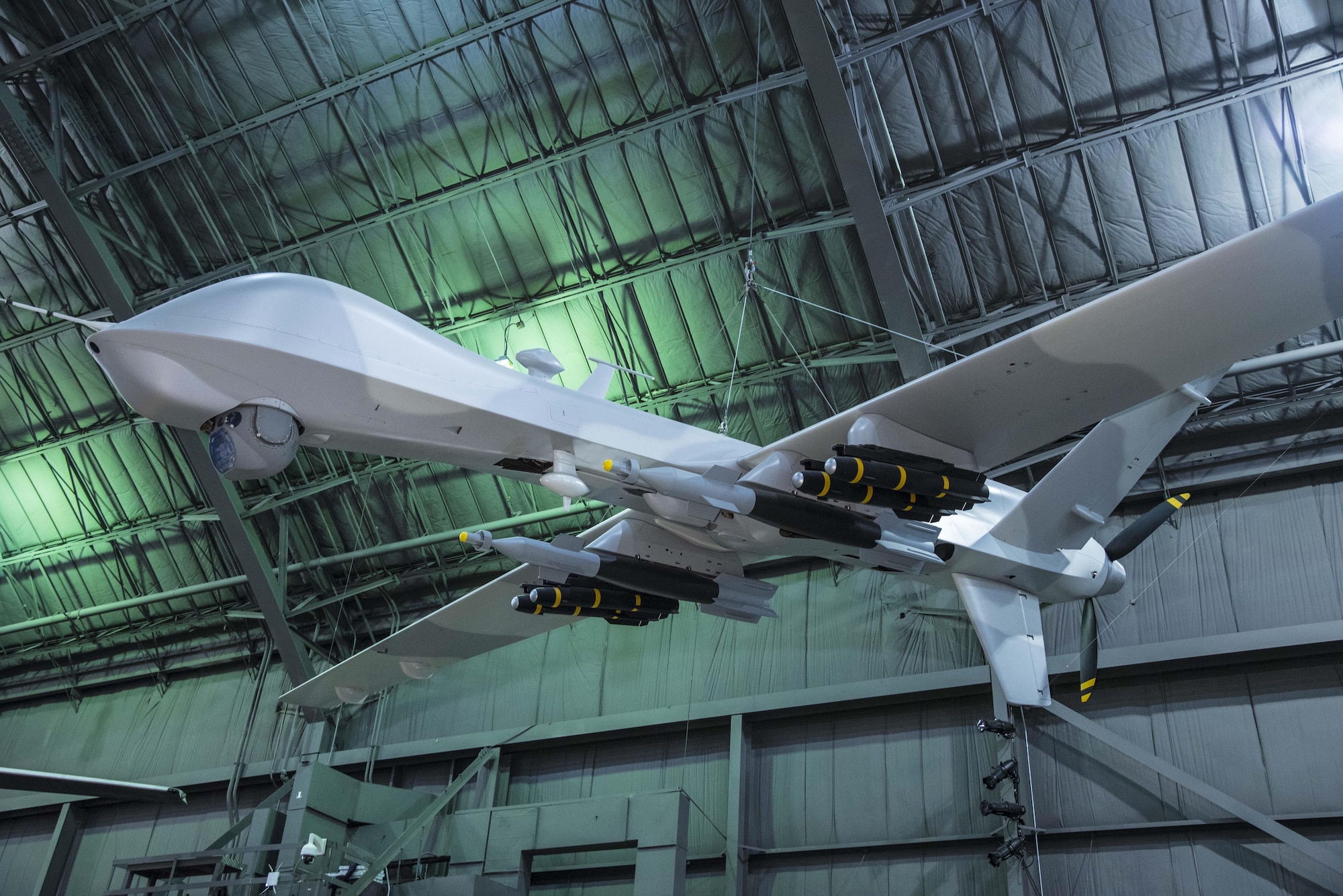 DAYTON, Ohio -- General Atomics YMQ-9 Reaper at the National Museum of the U.S. Air Force. (U.S. Air Force photo by Ken LaRock)
