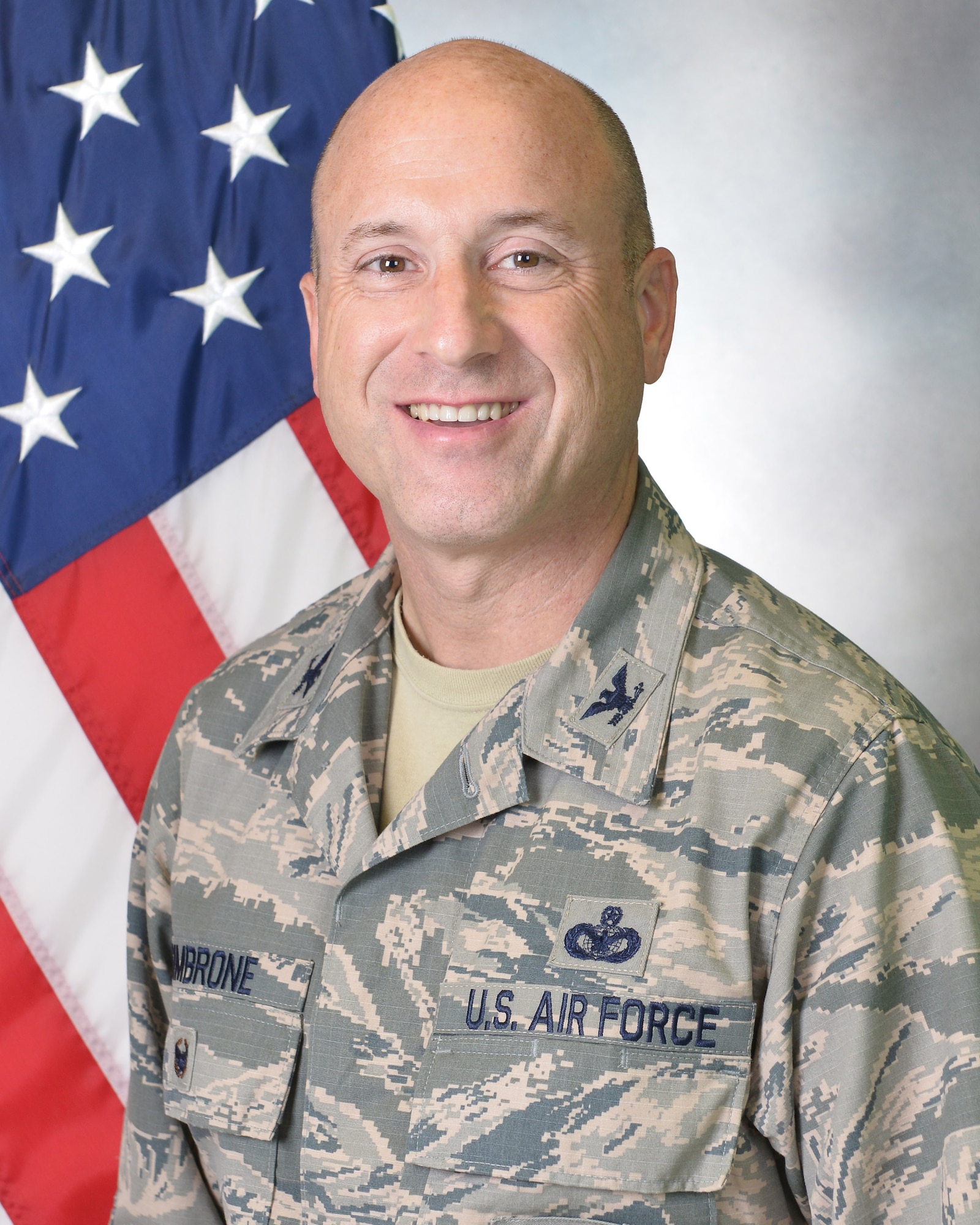 Col. Michael E. Gimbrone, U.S. Air Forces Central Command Force Protection director. (Courtesy photo)