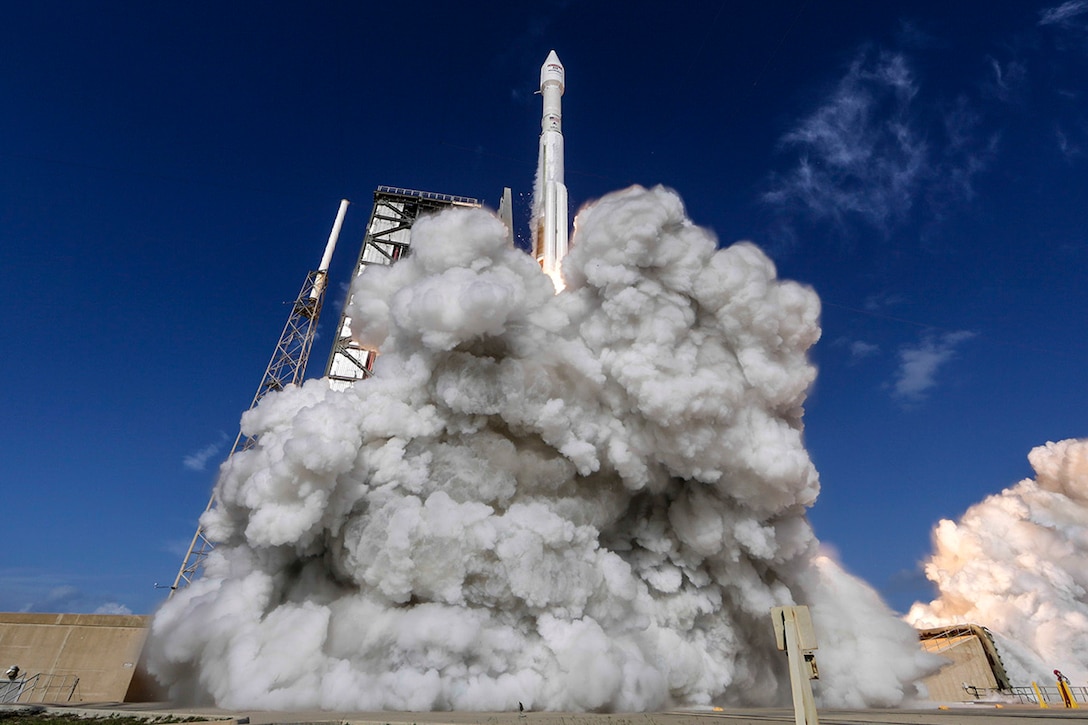 The Air Force supports United Launch Alliance's launch of the EchoStar XIX spacecraft at Cape Canaveral, Fla., Dec. 18, 2016. Courtesy photo by Jeff Spotts