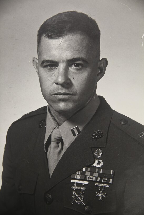 Capt. Jeffrey J. Kenney poses for a photo at Marine Corps Base Camp Lejeune, N.C., in 1996. That year, he received the Leftwich Trophy, awarded to commanding officers at the company or battery levels within the ground combat element for outstanding leadership. Kenney was the commanding officer of Golf Company, 2nd Battalion, 2nd Marine Regiment at the time of the photo, and currently serves as the officer-in-charge of Expeditionary Operations Training Group, II Marine Expeditionary Force Headquarters Group. He is scheduled to retire Dec. 21, 2016 after more than 41 years of active service. (Courtesy photo)