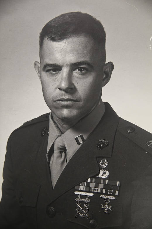 Capt. Jeffrey J. Kenney poses for a photo at Marine Corps Base Camp Lejeune, N.C., in 1996. That year, he received the Leftwich Trophy, awarded to commanding officers at the company or battery levels within the ground combat element for outstanding leadership. Kenney was the commanding officer of Golf Company, 2nd Battalion, 2nd Marine Regiment at the time of the photo, and currently serves as the officer-in-charge of Expeditionary Operations Training Group, II Marine Expeditionary Force Headquarters Group. He is scheduled to retire Dec. 21, 2016 after more than 41 years of active service. (Courtesy photo)