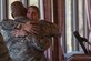 Chief Master Sgt. Nathaniel Perry, left, 79th Medical Wing command chief master sergeant, hugs Chief Master Sgt. Beth Topa, right, retired 11th Wing command chief master sergeant, at her retirement ceremony on Joint Base Andrews, Md., Dec. 20, 2016. Topa officially retired on Dec. 9 after serving 24 years in the U.S. Air Force.