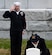 Retired U.S. Navy Master Chief Paul Abney, USS Cole survivor, honors his lost crew mates while U.S. Navy Petty Officer 1st Class Christopher Hooper, USS James E. Williams information systems administrator, salutes during a National Wreaths Across America Remembrance ceremony at Hampton National Cemetery in Hampton, Va., Dec. 17, 2016. Referring to the anonymous quote, “A person dies twice: once when they take their final break, and later, the last time their name is spoken,” volunteers were encouraged to say the names of the veterans as they placed the wreaths at their graves. (U.S. Air Force photo by Airman 1st Class Kaylee Dubois)