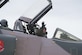 Lt. Col. Ronald King, 82 Aerial Target Squadron Det 1, waves goodbye before taking off during the QF-4 Phinal Phlight event Dec. 21, 2016 at Holloman Air Force Base, N.M. Hundreds of people were in attendance to commemorate the aircraft’s retirement, marking the end of the aircraft’s 53 years of service to the Air Force. (Master Sgt. Matthew McGovern) 