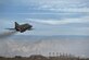 A QF-4 Phantom flies over Holloman Air Force Base, N.M., during the “Phinal Phlight” event on Dec. 21, 2016. This event marked the end of the aircraft’s 53 years of service to the Air Force. (U.S. Air Force photo/Staff Sgt. Eboni Prince)