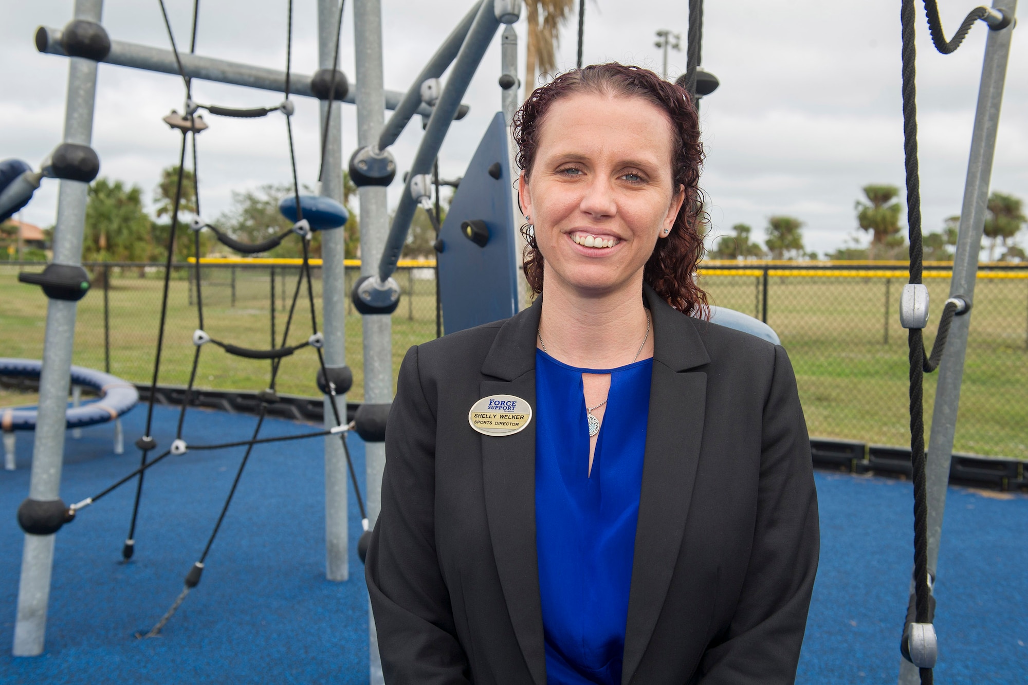 The Patrick Air Force Base Youth Programs has a new Youth Sports and Fitness Director, Shelly Welker, formally an Education and Training Technician at the Child Development Center.  Welker’s goals include focusing on the Air Force programs that bring together health and fitness. In her new position, she will help children and Air Force families find ways to be active and healthy together. She also looks forward to continuing to bridge the gap between the base and the local community sports programs here. For more information about Youth Sports, call 321-610-8880. (U.S. Air Force photo/Matthew Jurgens) 